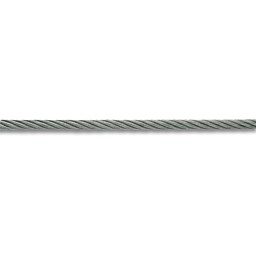 [318352] CABLE GAINE PVC ACIER GALVA 30KG D1/2MM/M