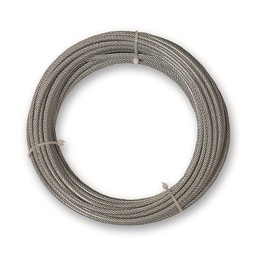 [324530] CABLE GAINE PVC ACIER GALVA 67KG D2.5/3.5MM L10M