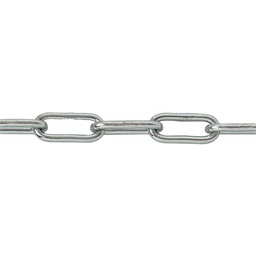 [324552] CHAINE SOUDEE MAILLE LONG ACIER ZINGUE 75KG D3.5MM/M