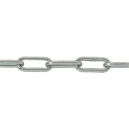 [318458] CHAINE SOUDEE MAILLE LONG ACIER ZINGUE 155KG D5MM/M