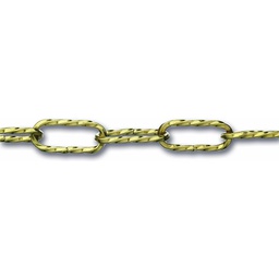 [318472] CHAINE LUSTRE TORSADE LAITONNE 10KG D2.2MM 1.5M