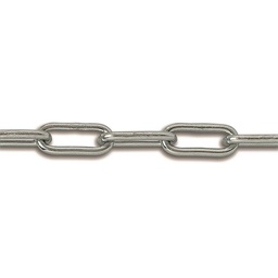 [318474] CHAINE SOUDEE MAILLE LONG ACIER ZINGUE 30KG D2.5MM L2.5M