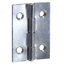 [318540] CHARNIERE RECTANGLE ACIER ZINGUE 35X22 X2