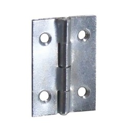 [318552] CHARNIERE RECTANGLE ACIER ZINGUE 35X22 X10