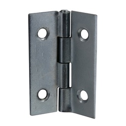 [318562] CHARNIERE RECTANGLE ACIER ZINGUE 25X18 X10