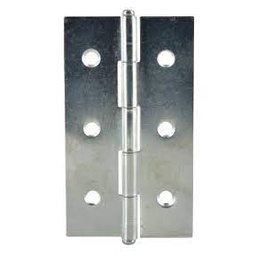 [318571] CHARNIERE RECTANGLE ACIER ZINGUE 70X40 X10