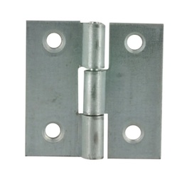 [318574] CHARNIERE CARRE ACIER ZINGUE 30X30 X2