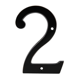 [318785] CHIFFRE FONTE NOIR 10 CM - 2