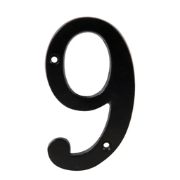 [318792] CHIFFRE FONTE NOIR 10 CM - 9