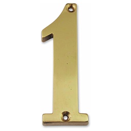 [318804] CHIFFRE LAITON MASSIF 9,7CM - 1