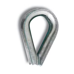 [318937] COSSE-COEUR ACIER ZINGUE POUR CABLE D10MM
