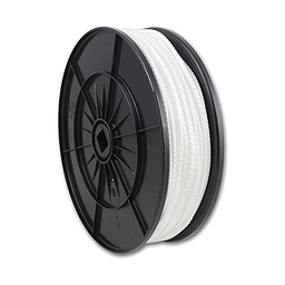 [319199] CORDE POLYAMIDE TRESSEE BLANCHE 460KG D6MM/M