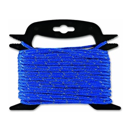 [319243] CORDE POLYPROPYLENE REFLECHISSANTE BLEUE 35KG D4.8MM L15M