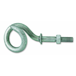 [319347] CROCHET GYMNASE ECROU ACIER ZINGUE D12X155MM