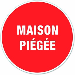 [319573] DISQUE MAISON PIEGEE PVC ADHESIF D170MM