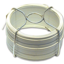 [320141] FIL ACIER PLASTIFIE BLANC D0.8MM L75M