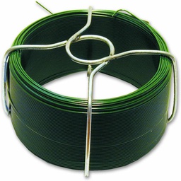 [320148] FIL ACIER PLASTIFIE VERT DIAMETRE EXTERIEUR 1.4MM L30M