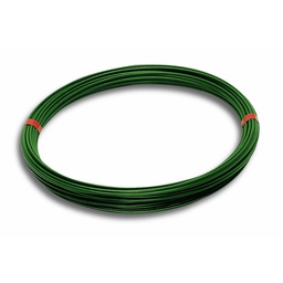 [320164] FIL DE TENSION ACIER PLASTIFIE VERT D2.7MM L20M