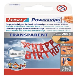 [320165] BANDE DE FIXATION DECO TRANSPARENT