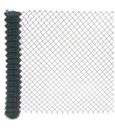 [41459] GRILLAGE SIMPLE TORSION PLASTIFIE 25MX1M50 VERT - ROULEAU DE 25 M