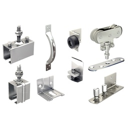 [320313] GARNITURE DE PORTE COULISSANTE 3530-V L=2M MAX - 80KG