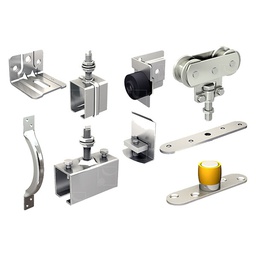 [320319] GARNITURE DE PORTE COULISSANTE 5040-U L=3M MAX - 150KG