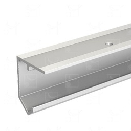 [320322] RAIL SIMPLE ALU BRUT PERCE TUBEL 1,94M