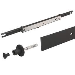 [320345] SET RAIL 2,40M NOIR + AMORTISSEUR