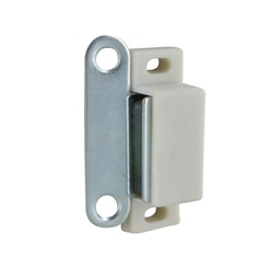[320430] LOQUETEAU MAGNETIQUE PAT GFIX ACIER 4KG BLANC X8