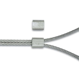 [320476] 20 MANCHONS ALUMINIUM POUR CABLE D1.5MM
