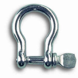 [324856] MANILLE LYRE INOX 100KG AXE 6MM LARG.12MM