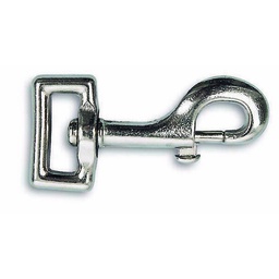 [320519] MOUSQUETON POMPE ZAMAK NICKELE POUR SANGLE 25MM