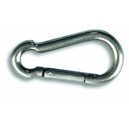 [320520] MOUSQUETON POMPIER INOX 100KG D5MM L50MM
