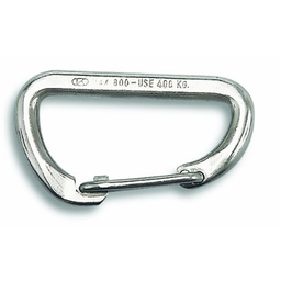 [320521] MOUSQUETON ASYMETRIQUE INOX 350KG L80MM