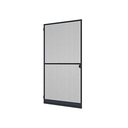[41503] MOUSTIQUAIRE PORTE BATTANTE 100X210CM ANTHRACITE