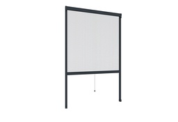 [41512] MOUSTIQUAIRE ENROULABLE FENETRE 130X160CM ANTHRACITE