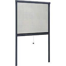 [41514] MOUSTIQUAIRE ENROULABLE FENETRE 160X160CM ANTHRACITE