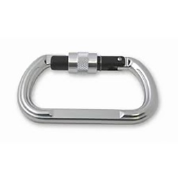 [320536] MOUSQUETON VIS SECURITE ALUMINIUM GRIS 220KG L110MM
