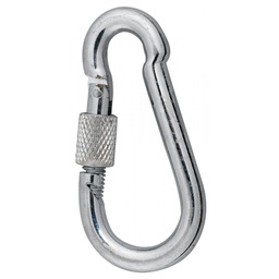 [320537] MOUSQUETON A VIS ACIER ZINGUE 120KG D8MM L80MM