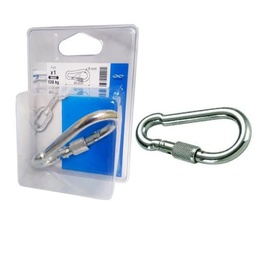 [320538] MOUSQUETON A VIS ACIER ZINGUE 160KG D10MM L100MM