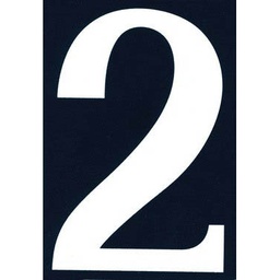 [320571] NUMERO DE RUE PVC ADHESIF 110X75MM - 2