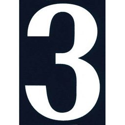 [320572] NUMERO DE RUE PVC ADHESIF 110X75MM - 3