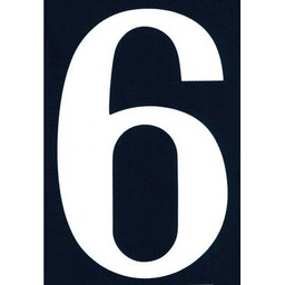[320575] NUMERO DE RUE PVC ADHESIF 110X75MM - 6