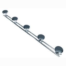 [324875] PATERE 5T 5C ACIER CHROME BOULE BOIS
