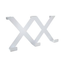 [320776] PATERE ZIGZAG HT PORTE 3T BLANC