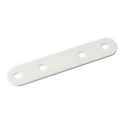 [320828] PATTE BR ACIER BLANC 60X15 X4