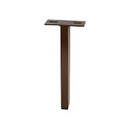 [320947] PIED SOMMIER 40X20 H240 ACIER BRUN