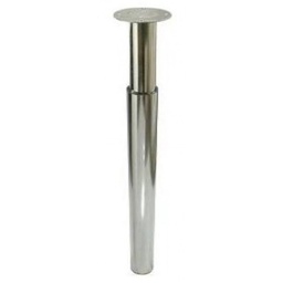 [320968] PIED ZO D30 H210 350 ACIER CHROME
