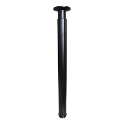 [320973] PIED D38 REGLABLE ALU NOIR H120