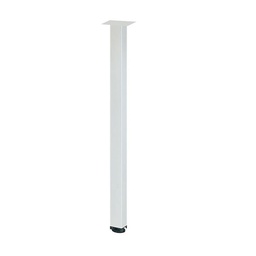 [320987] PIED 25X25 M10 ACIER BLANC H200